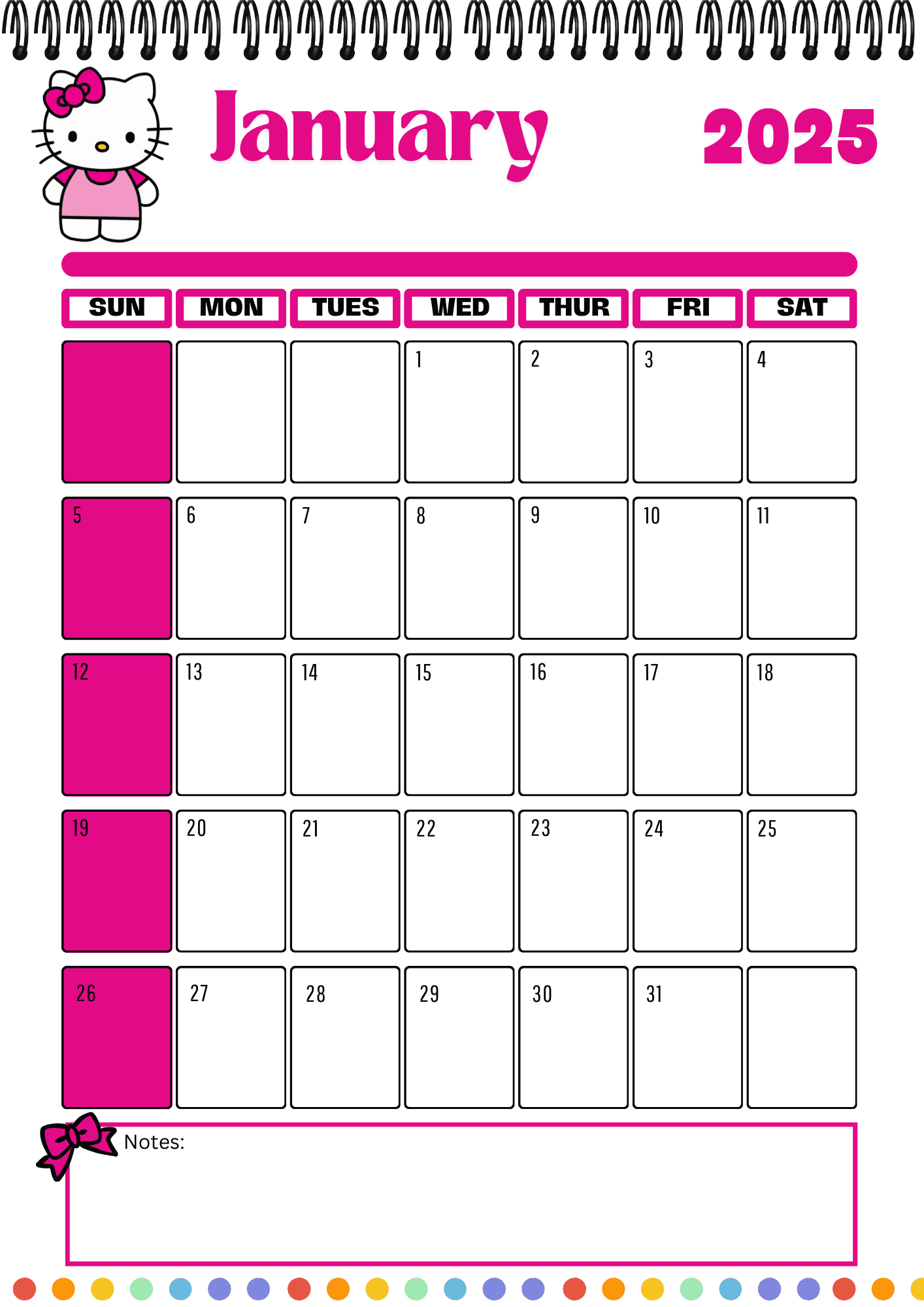2025 Hello Kitty Calendar By Honeynavarrete Raket PH 2025 Hello Kitty Calendar By Honeynavarrete Raket PH