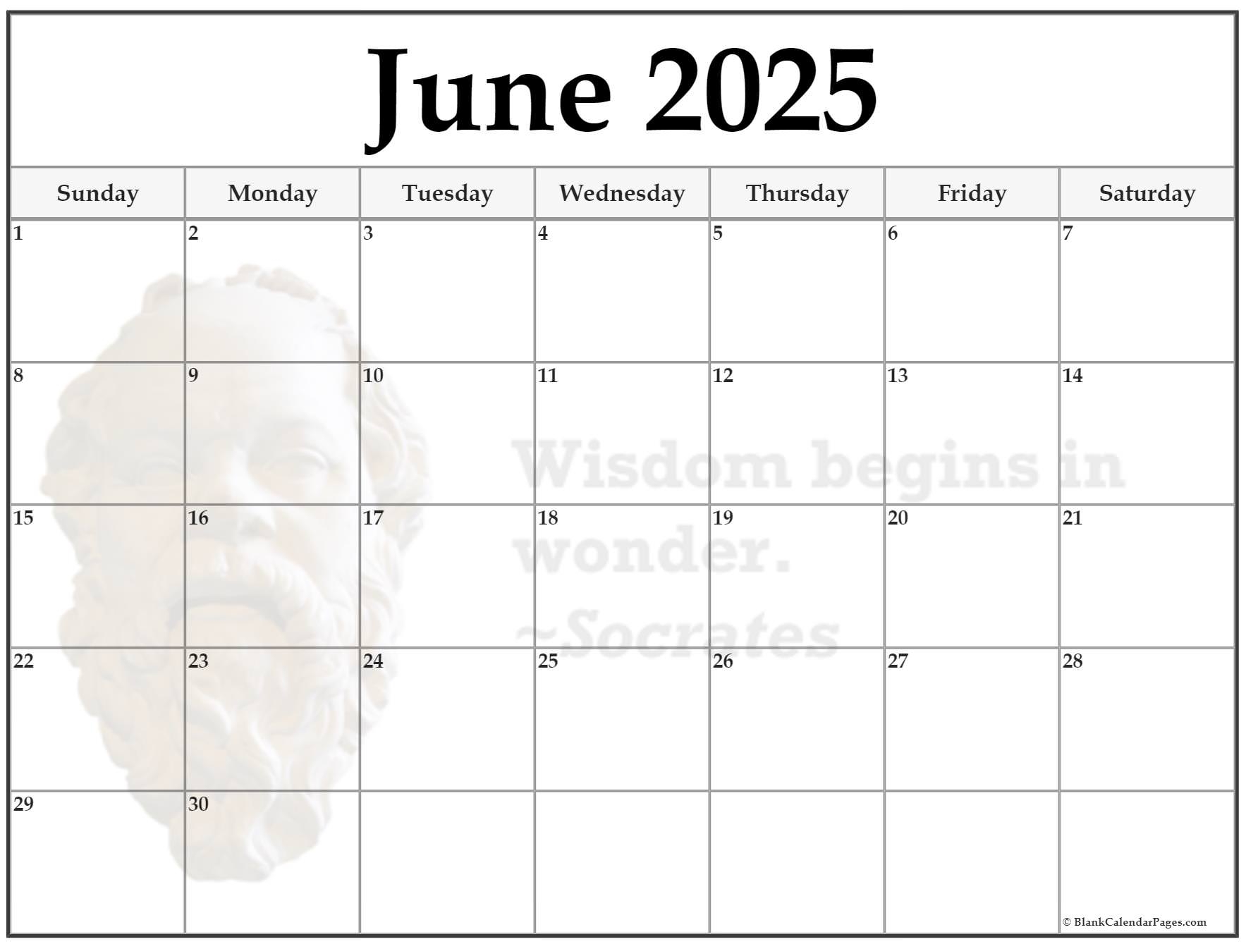 24 June 2025 Quote Calendars