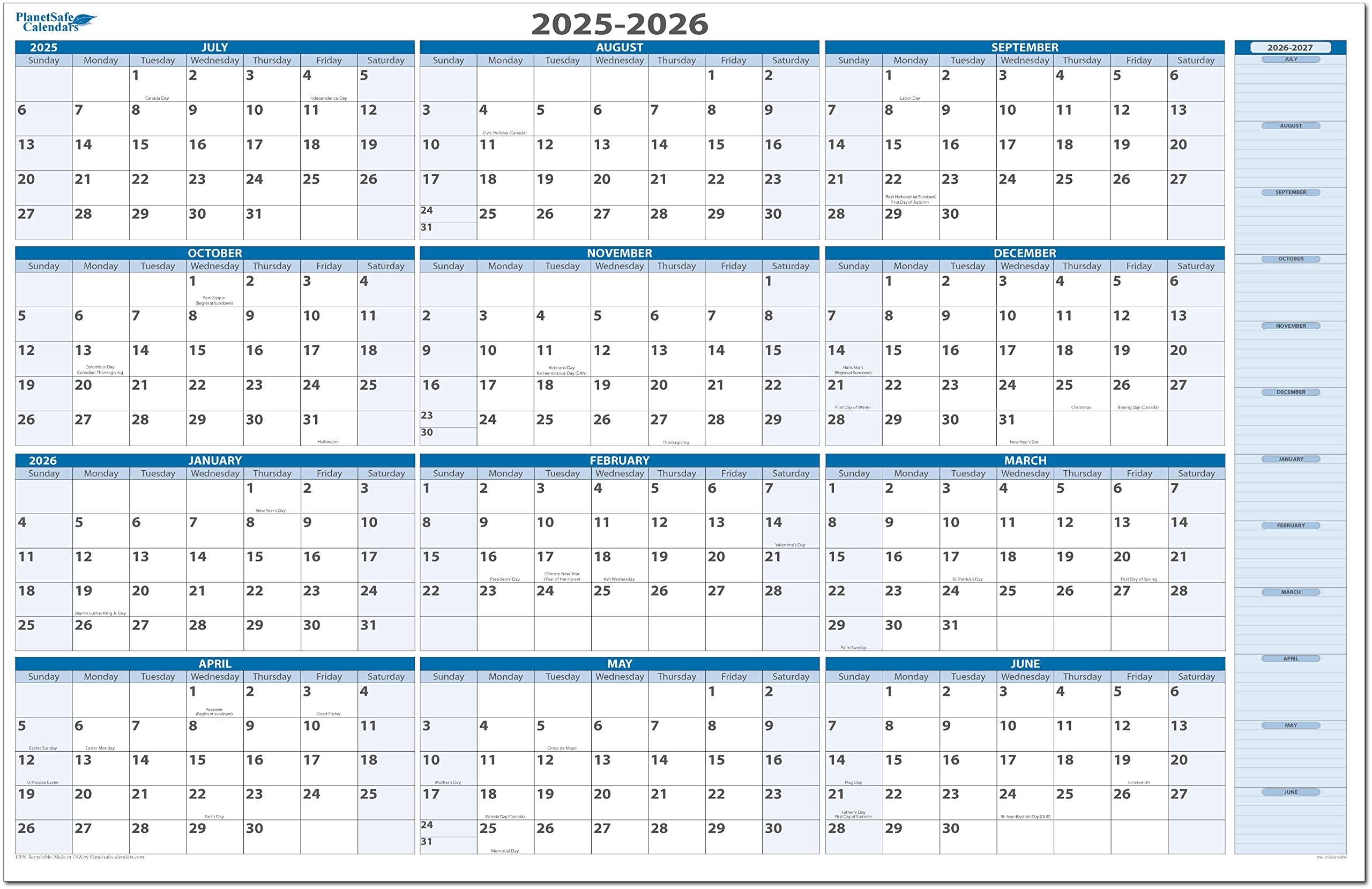 Calendar For June And July 2025