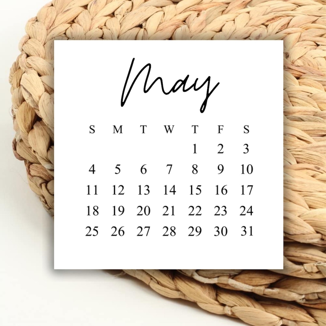 DIGITAL 2025 May Square Calendar Printable Digital Download For Wedding Save The Dates And Wedding DIY 2025 Print Out Calendar Weekdays Etsy DIGITAL 2025 May Square Calendar Printable Digital Download For Wedding Save The Dates And Wedding DIY 2025 Print Out Calendar Weekdays Etsy