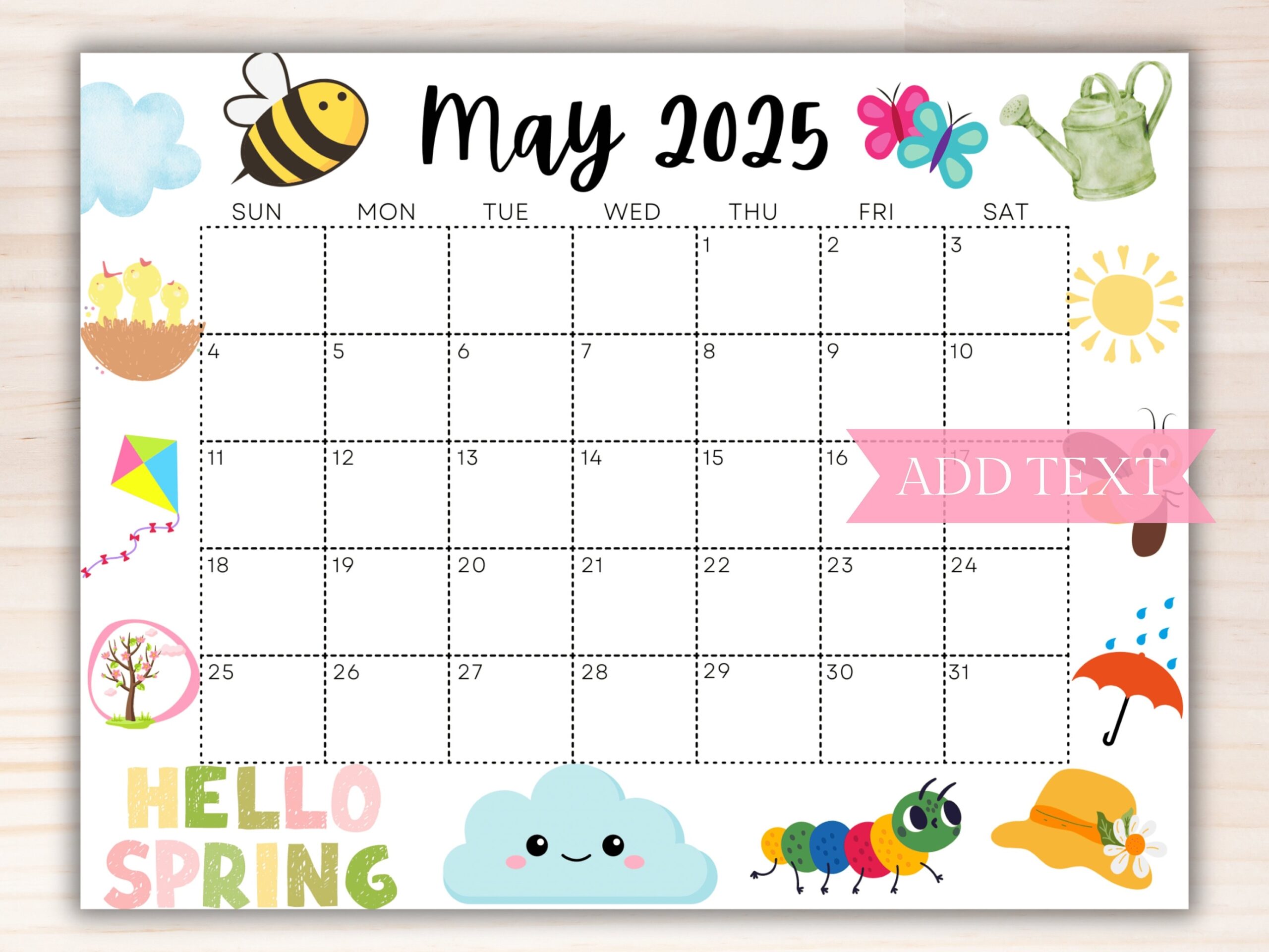 Flower Calendar 2024 Etsy
