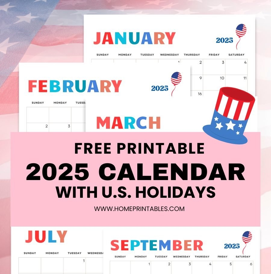 May And June 2025 American Flag Calendar Printable