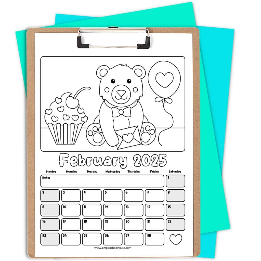 Free Printable Coloring Calendar For Kids In 2025 Mindfulmazing Free Printable Coloring Calendar For Kids In 2025 Mindfulmazing