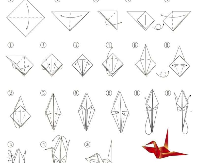 How To Make An Origami Crane Skip To My Lou