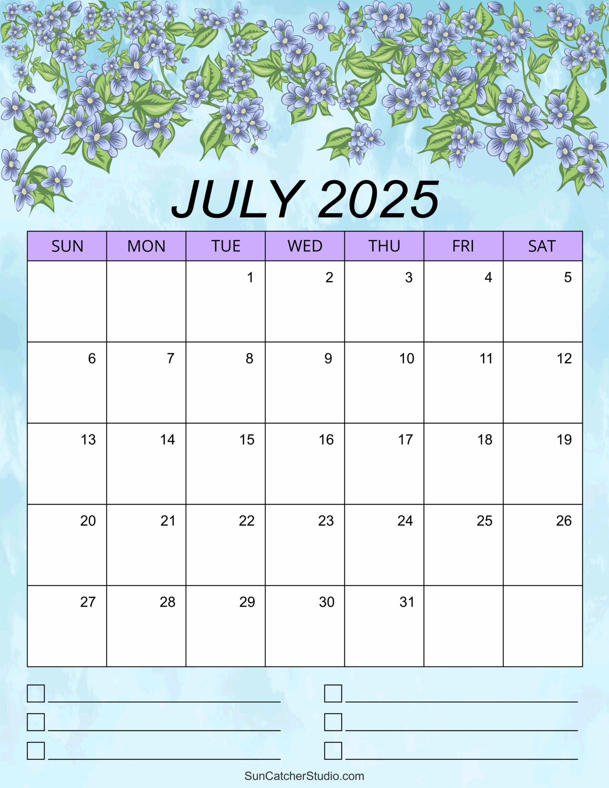 July 2025 Calendar Free Printable Free Printables Monograms Design Tools Patterns DIY Projects