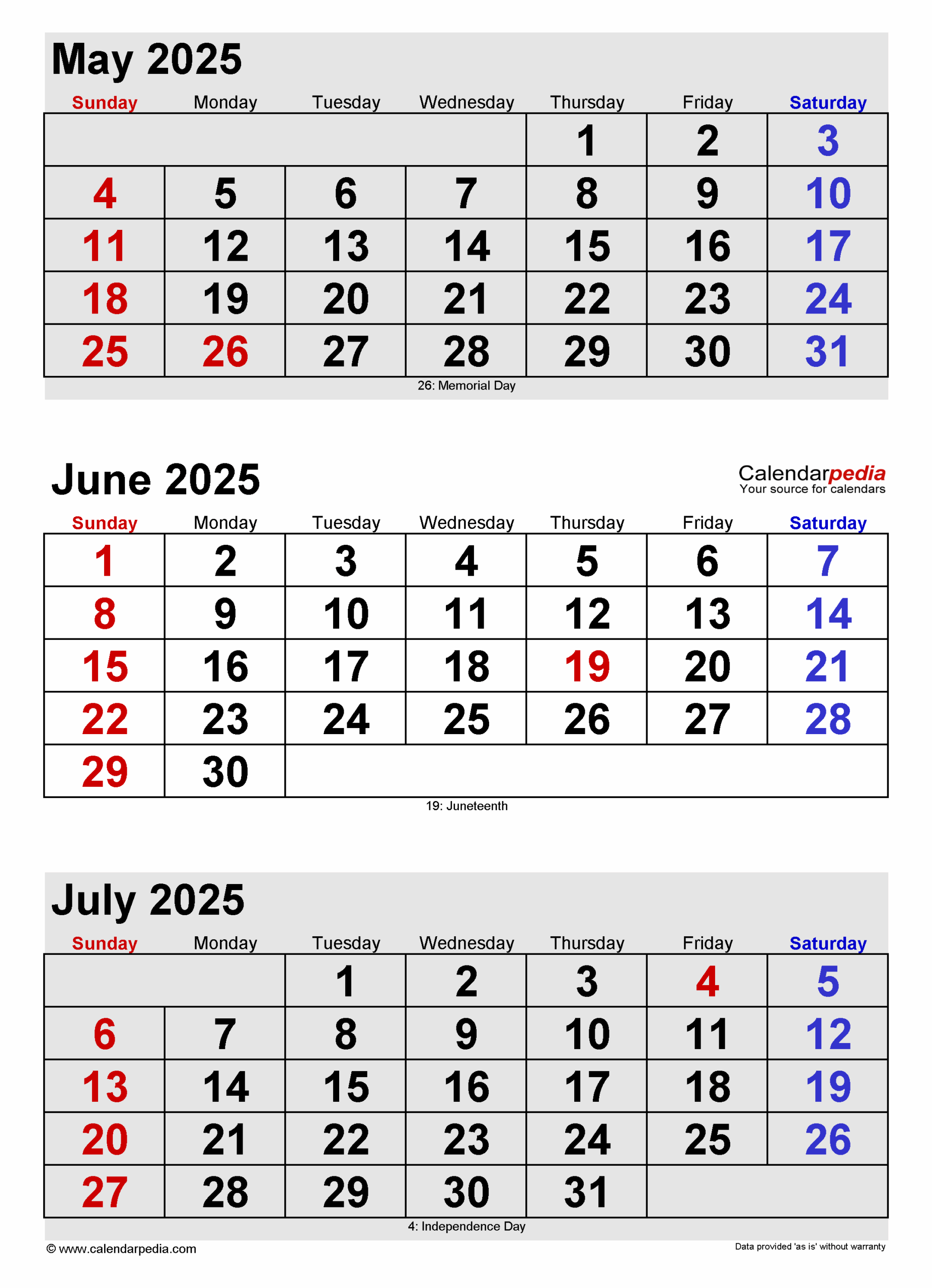June 2025 Calendar Templates For PDF Excel And Word June 2025 Calendar Templates For PDF Excel And Word