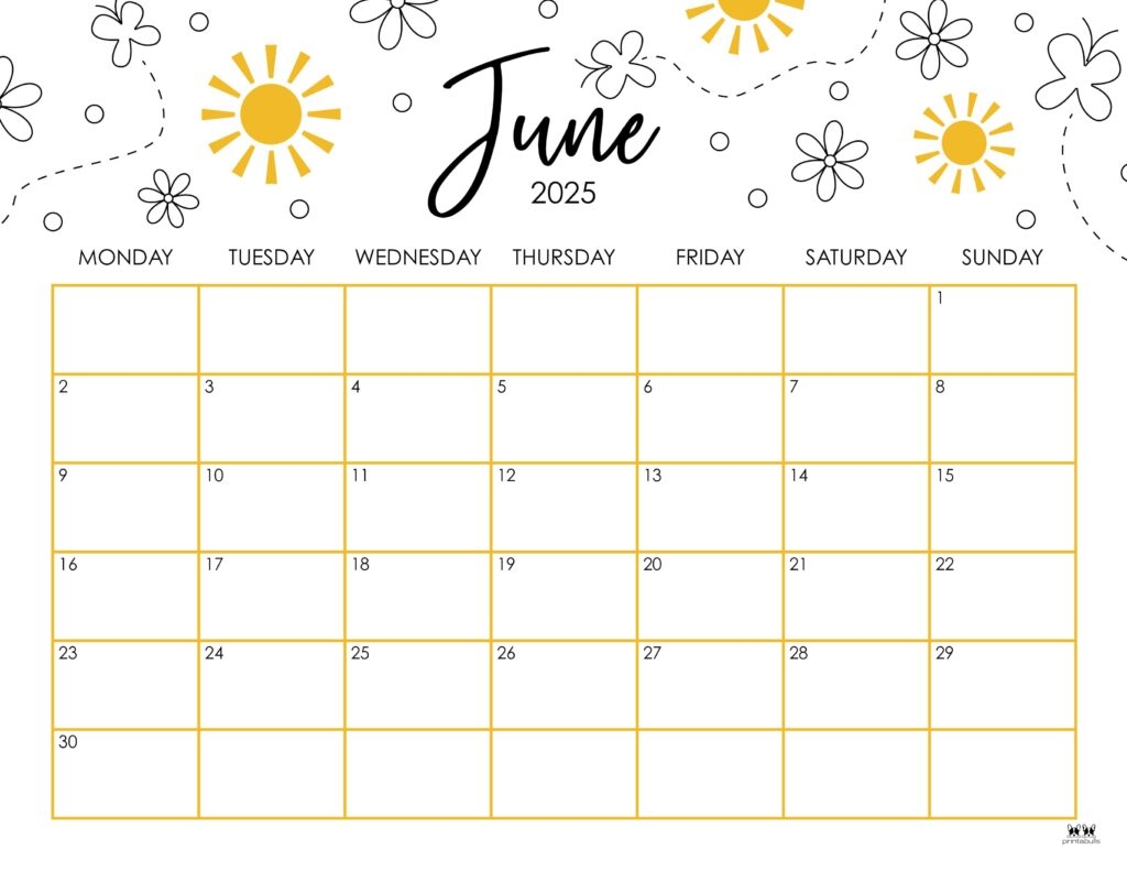 June 2025 Calendars 107 FREE Printables Printabulls June 2025 Calendars 107 FREE Printables Printabulls