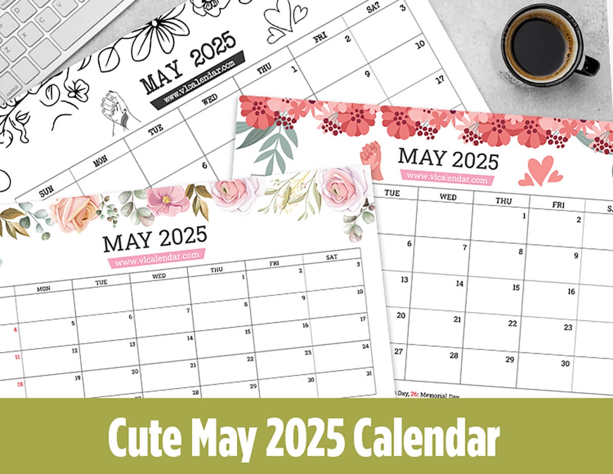Free Printable May 2025 Appointment Calendar With Holidays