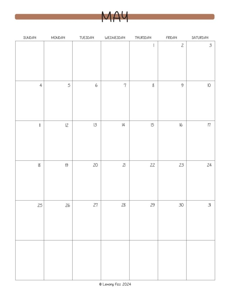 May 2025 Monthly Calendar To Print May 2025 Monthly Calendar To Print