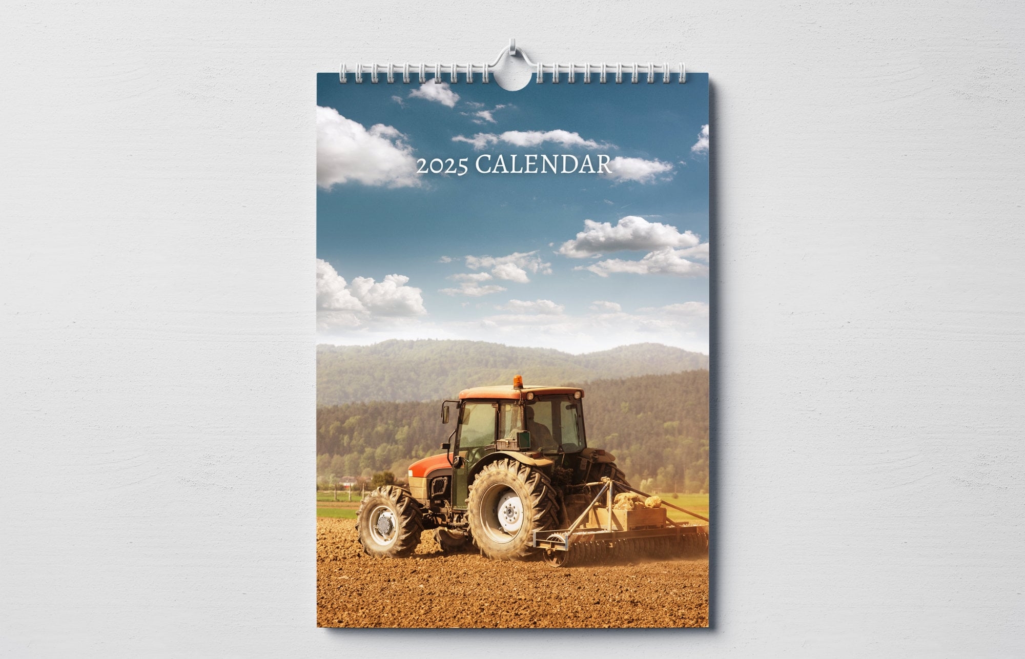 Tractors Calendar 2025 Monthly Wall Calendar With Notes Hanging A4 Size Includes Key UK US Dates And Holidays Etsy