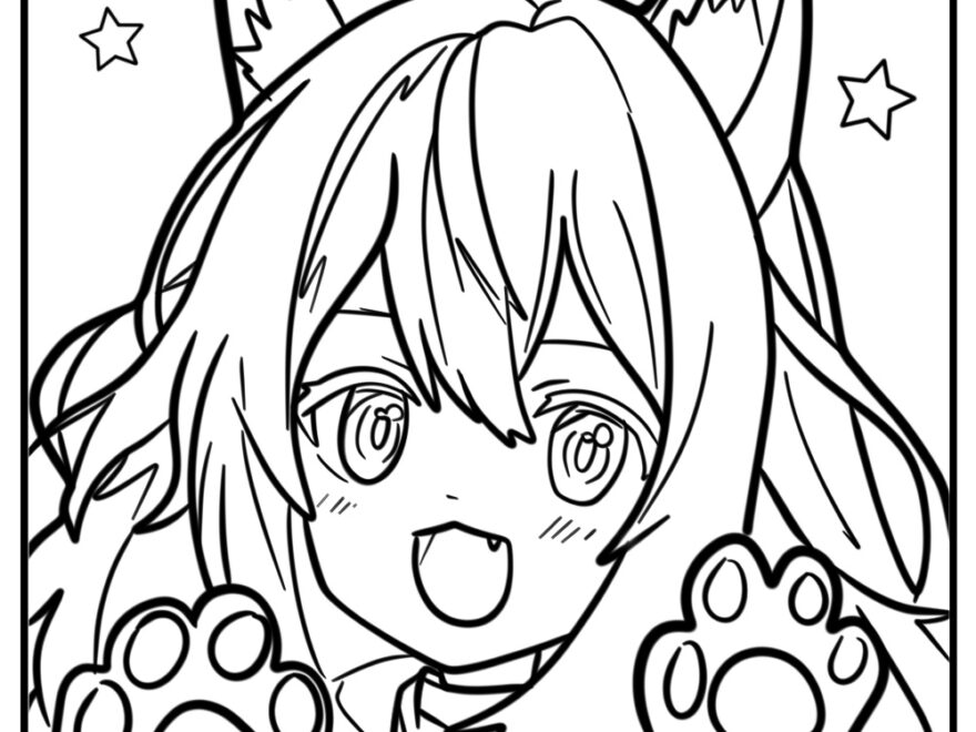 28 New Anime Girl Coloring Pages 100 Free To Print