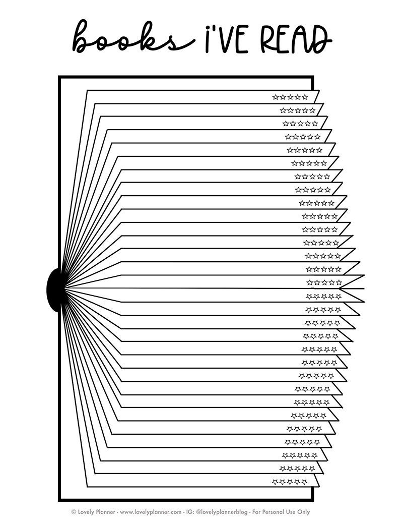 8 Free Reading Book Tracker Printable Templates Lovely Planner