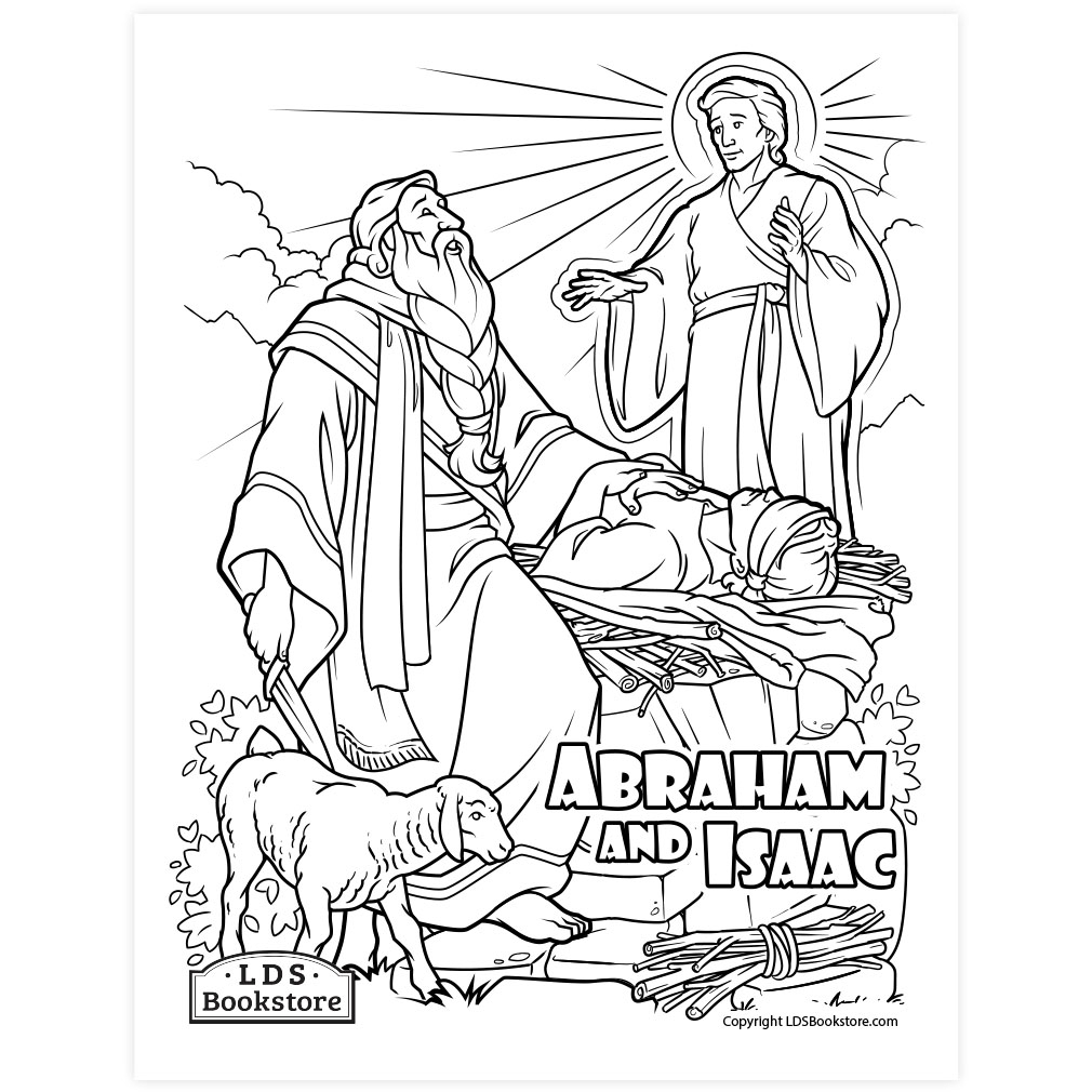 Abraham And Isaac Coloring Page Printable