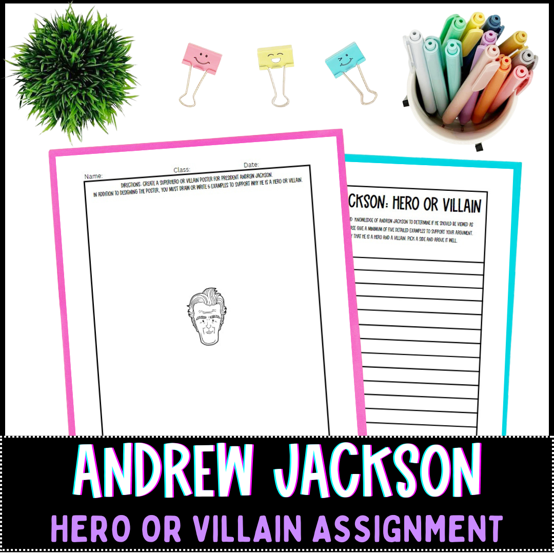 Andrew Jackson Printable Worksheet
