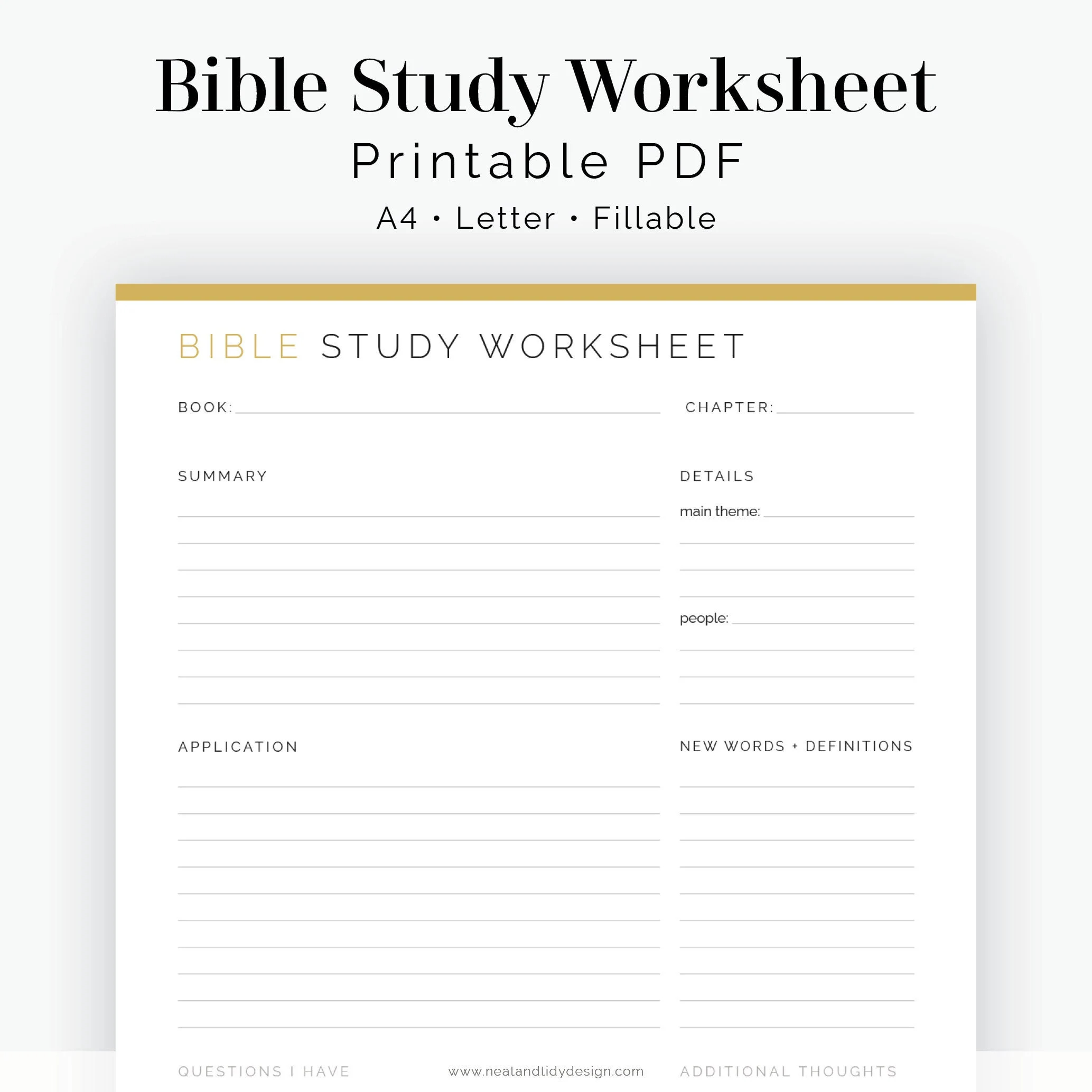 Bible Study Worksheet Fillable Printable PDF Journaling Devotional Journal Printable Bible Study Christian Diary Instant Download Etsy