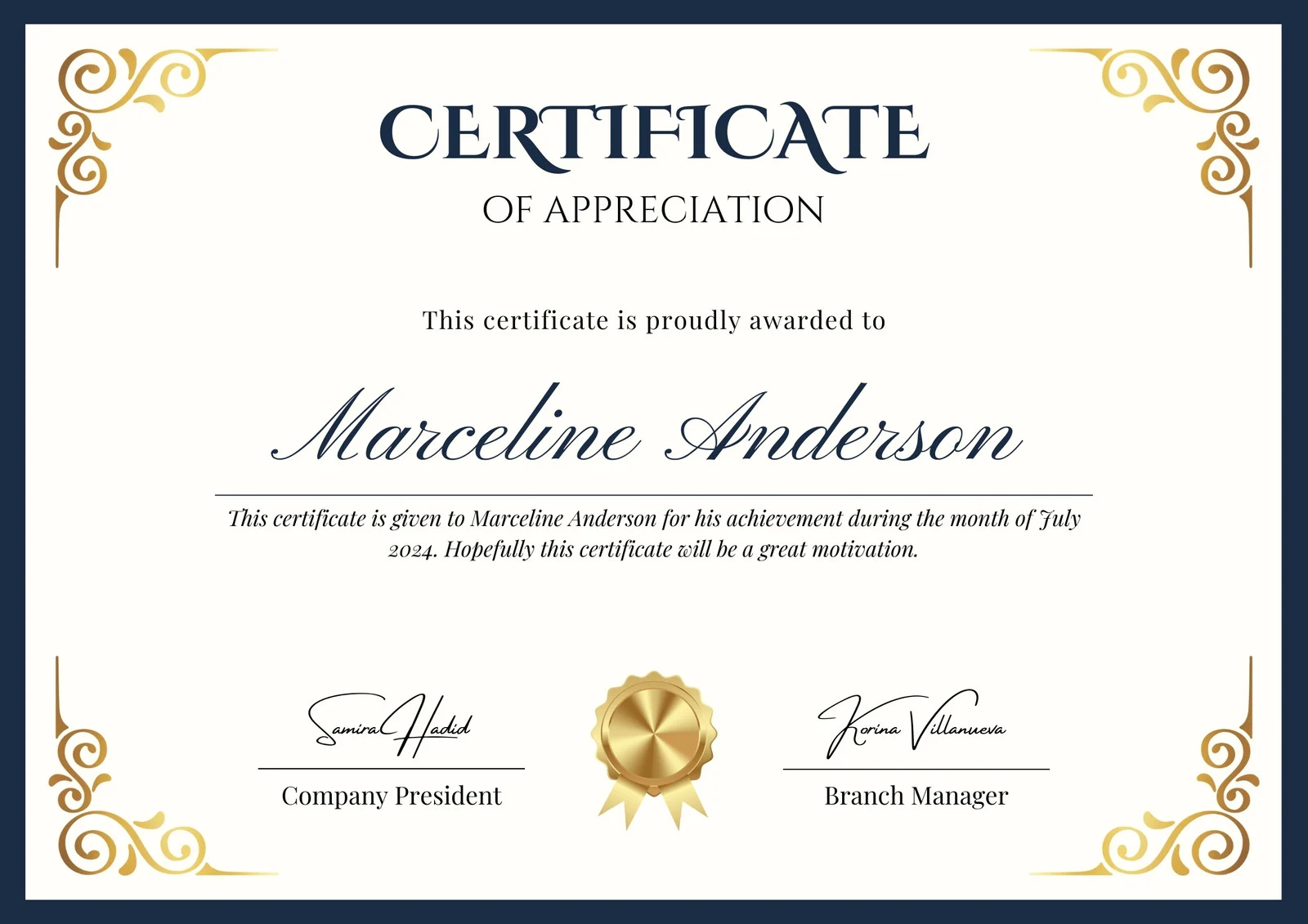 Free Printable And Customizable Award Certificate Templates Canva
