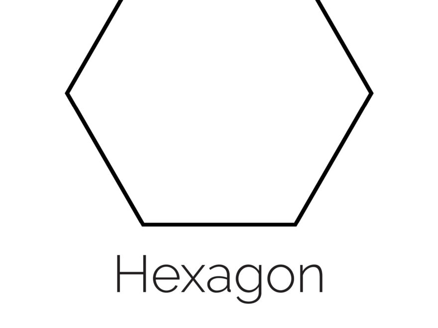 Free Printable Hexagon Shape