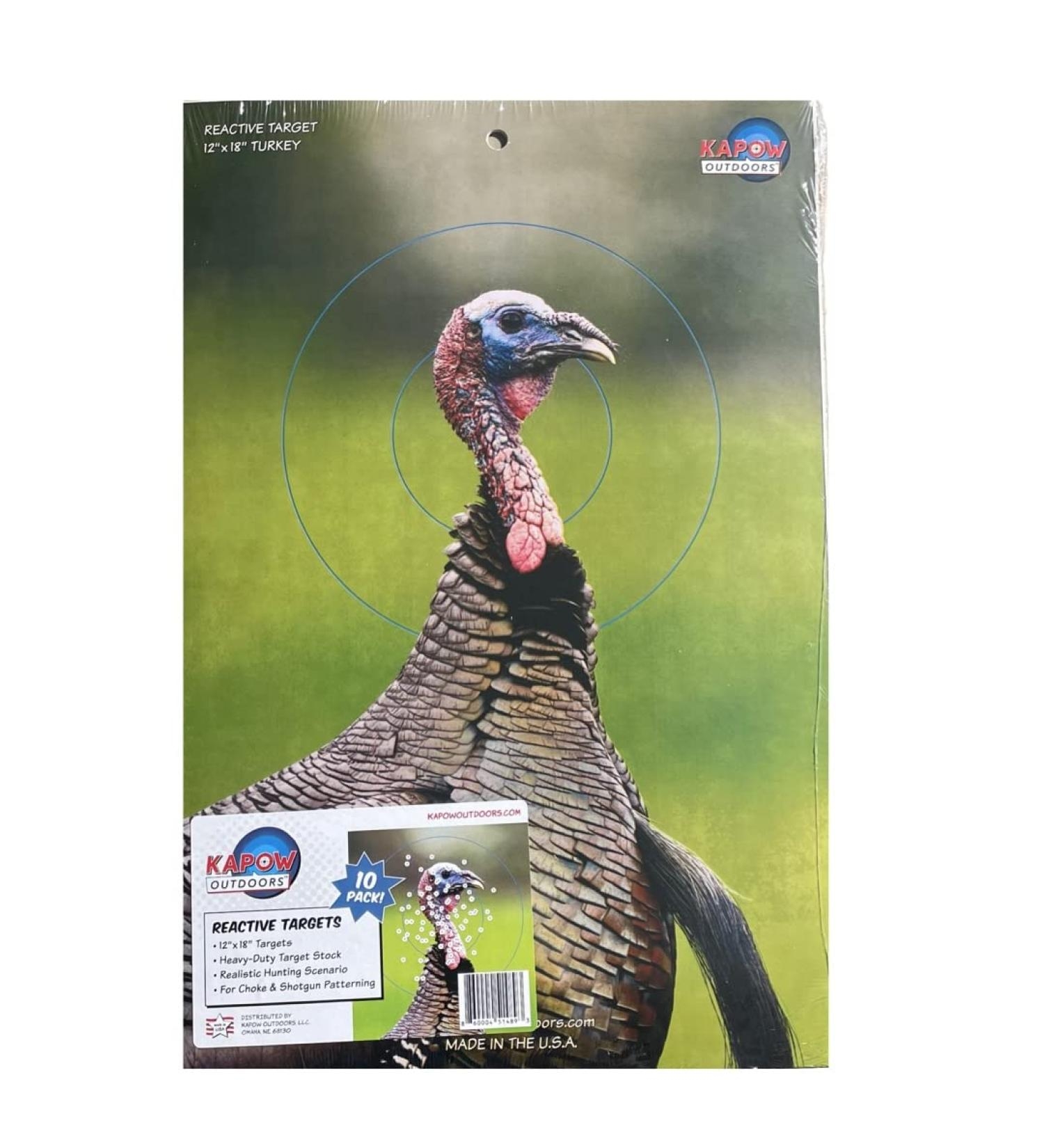 Target Paper For Shooting Range GearOZTurkey Targets For Shotgun Patterning 15PCS 12 x17 Splatter Targets